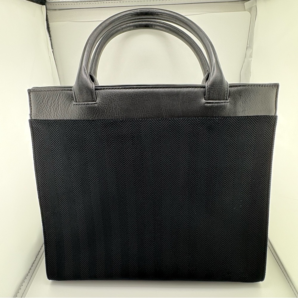 Mark & Graham Black Tote.  Great condition.  Leather trim.